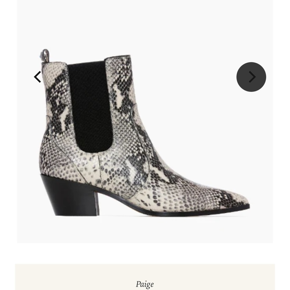 Paige Willa Snakeskin Boots